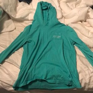 Vineyard Vines Sweatshirt Teal Size Small